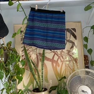 American eagle woven zip back  Baja mini skirt